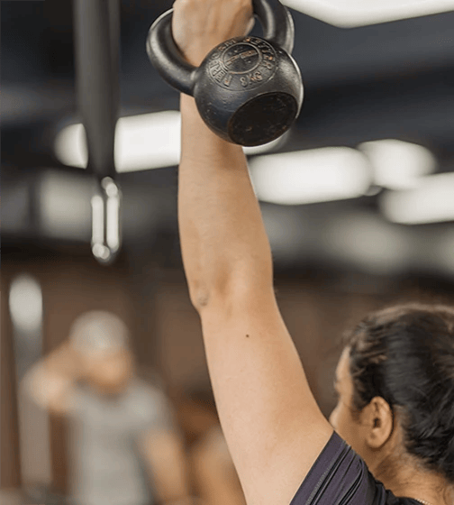woman exercising at Midwest Strength & Performance